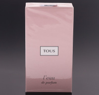 Lote 71 - TOUS, FRASCO DE PERFUME - L`Eau de Parfum "Tous", Made in Spain, 50 ml. Nota: sem uso, caixa selada