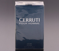 Lote 92 - CERRUTI, FRASCO DE PERFUME - After Shave "Cerruti Pour Homme", Made in France, 100 ml. Nota: sem uso, caixa selada