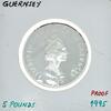 Lote 68 - GUERNSEY, MOEDA DE 5 LIBRAS EM PRATA 925, ANO 1995, Moeda de Guernsey, Rainha Elizabeth II, Rainha Mãe de 1995. Peso indicativo: 28.28 g. Dim: 38.6 mm (diâmetro). Nota: sem classificação atribuída pela Oportunity Leilões, cabe ao licitante atrib - 3