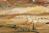 Lote 27 - CASARIO RURAL - Original - Pintura a óleo sobre tela, assinada, motivo "Casario Rural". Dim: mancha 38x48 cm. Dim: moldura 58x68 cm - 2