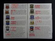 Lote 12 - Lote composto por coleção completa de 18 cadernetas completas de selos novos (MNH**) de PORTUGAL (Castelos e Brasões de Portugal do 1º ao 9º grupos - 1986 a 1988). Cotação AFINSA 156.90€.