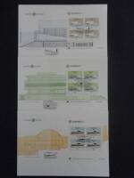 Lote 21 - Lote composto por 3 Sobrescritos 1º Dia com bloco de selos (FDCB - Europa CEPT do ano 1987) de PORTUGAL/MADEIRA/AÇORES. Cotação Afinsa 90€.