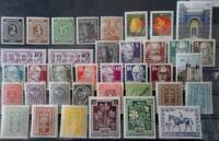 Lote 28 - Lote composto por 37 selos diversos novos "MNH" de vários Países, em perfeito estado filatélico. Origem coleccionador CC.