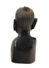 Lote 133 - ARTE AFRICANA, ESCULTURA - Em pau preto representando busto feminino. Dim: 23 cm - 4