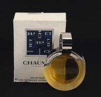 Lote 141 - CHAUMET, FRASCO DE PERFUME - Eau de Toilette "Chaumet", Made in France, 30 ml. Nota: sem uso, com tampa, caixa não selada