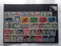 Lote 644 - Lote composto por 9 séries completas diferentes de selos novos (MNH**) da ALEMANHA FEDERAL desde o ano 1964 a 1969. Cotação YVERT 48.45€.