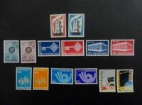 Lote 86 - Lote composto por 7 séries completas de selos novos (MNH**) da HOLANDA (Europa-CEPT anos de 1956, 1967 a 1969, 1972, 1973 e 1983). Cotação Yvert 83.80€.