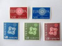 Lote 102 - Lote de 2 Séries completas novas "MNH" de PORTUGAL - EUROPA/CEPT 1960/1961, em perfeito estado filatélico. Cotação Afinsa 14,80€. Origem coleccionador CC.