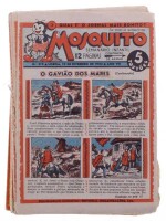 Lote 51 - BANDA DESENHADA - Conjunto de 73 fascículos de banda desenhada do "O Mosquito" (pequeno), fascículos do nº 319 ao 399, de 1942/43. Nota: com algumas faltas