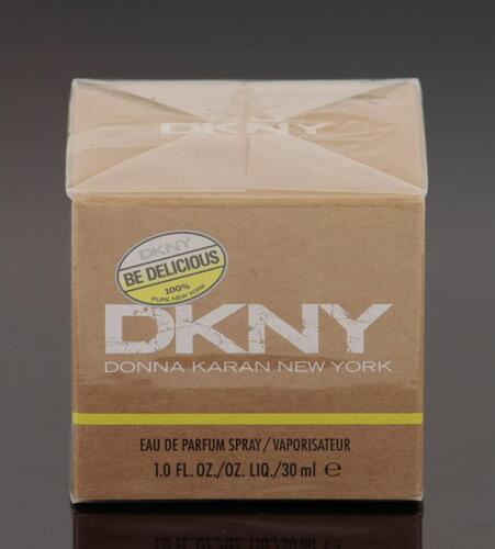 Lote 14 - DKNY, FRASCO DE PERFUME - Eau de Parfum, "Be Delicious", Made in Switzerland, 30 ml. Nota: sem uso, caixa selada