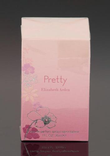 Lote 19 - ELIZABETH ARDEN, FRASCO DE PERFUME - Eau de Parfum "Pretty", Made in France, 30 ml. Nota: sem uso, caixa selada