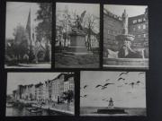 Lote 621 - Lote composto por 46 diferentes postais ilustrados novos antigos e a preto e branco alusivos a Paisagens e Monumentos.