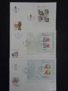 Lote 801 - Lote composto por 3 Sobrescritos 1º Dia com bloco de selos (FDCB - Europa CEPT do ano 1981) de PORTUGAL/MADEIRA/AÇORES. Cotação Afinsa 62€.