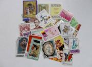Lote 906 - Lote de 50 selos usados diferentes de Países Exóticos, em perfeito estado filatélico. Origem coleccionador CC.