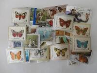 Lote 924 - Lote de 100 selos usados diferentes "TEMA FAUNA" em perfeito estado filatélico. Origem coleccionador CC.