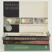 Lote 101 - LIVROS DIVERSOS - Conjunto de 7 livros/catálogos de diversas temáticas, autores e edições, como "O Grande Livro das Antiguidades", "São Domingos de Benfica - Roteiro", "Memórias do Escudo", entre outros conforme fotografias. Encadernaões carton