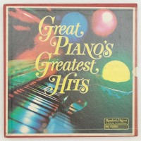 Lote 256 - GREAT PIANO`S GREATEST HITS - Álbum com 8 discos de vinil 33 rpm, "Great Piano`s" de 1978, Reader`s Digest. Nota: sinais de uso