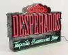 Lote 2 - "DESPERADOS", RECLAME PUBLICITÁRIO - Reclame de suspensão com iluminação da cerveja Desperados, Tequila Flavoured Beer. Dim: 42x60x9 cm. Nota: a funcionar. Reclame idêntico à venda por € 187.76 (£ 160). Consultar valor indicativo em https://encur - 3