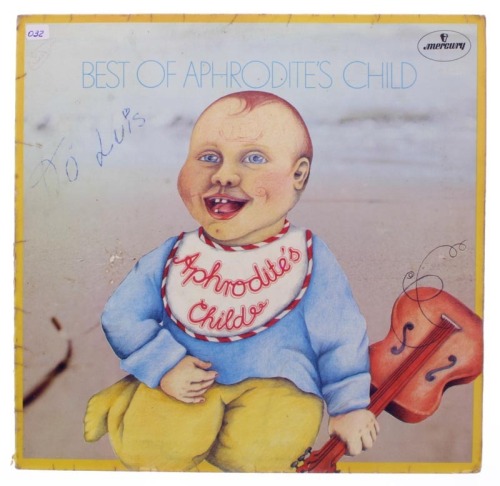 Lote 132 - APHRODITE´S CHILD - Disco "Best of Aphrodite´s Child" - Lp de 33 rpm, 1971, editora Mercury, disco com pouco uso. Nota: capa com sinais de armazenamento e manuseamento