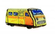 Lote 1112 - Miniatura em chapa serigrafada, anos 60, ambulância da antiga URSS ( 9cm ) sinais de uso