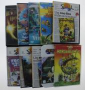 Lote 1170 - Colecção de dez DVD`S com títulos diversos para crianças. Nota: Com sinais de uso, não testados.