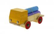 Lote 1387 - Camião de transporte em madeira, da ARTSANA, novo em embalagem de origem ( 17 cm )