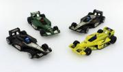 Lote 1552 - Quatro miniaturas Formula 1 em metal, da MATEL ( 8 cm cada um )