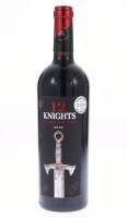 Lote 25 - 12 KNIGHTS 2019 - Garrafa de Vinho Tinto Regional Lisboa, 12 knights Opulent Red Wine 2019, Aveleda S.S., Penafiel, (750ml - 14%vol.)