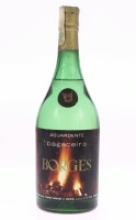 Lote 37 - AGUARDENTE BORGES - Garrafa de Aguardente Bagaceira, Sociedade dos Vinhos Borges & Irmão, Vila Nova de Gaia, (920ml - 42%vol.)