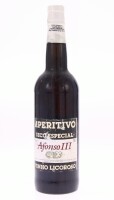 Lote 185 - AFONSO III - Garrafa de Vinho Licoroso, Aperitivo Seco Especial, Adega Cooperativa de Lagoa, Algarve, (750ml - 19%vol.) 