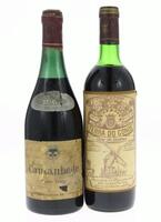 Lote 216 - GARRAFAS DE VINHO TINTO - 2 garrafas de Vinho tinto sendo 1 garrafa de Cantanhede Colheita de 1967 1967 (750ml) e 1 garrafa de Terra do Conde, Vinho da Graciosa, (750ml - 11%vol.)