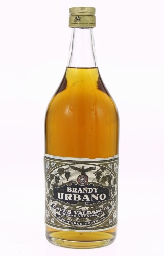 Lote 2 - BRANDY URBANO - Garrafa de Brandy Urbano, Caves Valdarcos, Urbano & Seabra, Mogofores (950ml - 36%vol.)