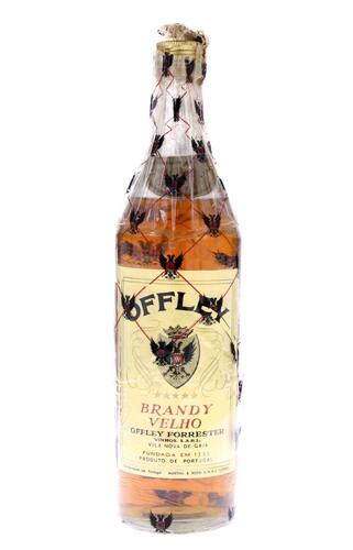 Lote 3 - BRANDY OFFLEY - Garrafa de Brandy Velho, 5 estrelas, Offley Forrester, Vila Nova de Gaia, (1000ml aprox.)