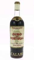 Lote 56 - VINHO ADAMADO OIRO DE PORTUGAL - Garrafa de Vinho de Mesa Adamado, Socieade dos Vinhos Scalabis, Aveiro, (750ml)