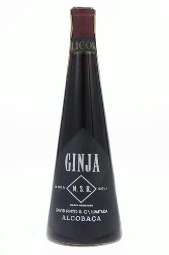 Lote 114 - GINJA MSR - Garrafa de Licor de Ginja, David Pinto & Cª, Alcobaça, (500ml - 20%vol.).