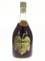 Lote 189 - BRANDE BARROCÃO - Garrafa de Finíssima Aguardente, Very Old, Caves do Barrocão, Fogueira, (750ml aprox.)