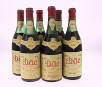 Lote 195 - DÃO FEDERAÇÃO DOS VINICULTORES - 6 garrafas de Vinho Tinto, Dão Região Demarcada, Federação dos Vinicultores do Dão, (750ml)