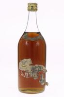 Lote 197 - BRANDY CASAL DO REI - Garrafa de Brandy, Aguardente Envelhecida em Cascos de Carvalho, Sarvinhos, Leiria, (1000ml - 42%vol.). Nota: rótulo muito danificado