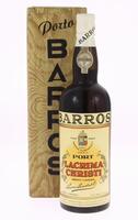 Lote 210 - PORTO BARROS - Garrafa de vinho do Porto, Lacrima Christi, Branco Lacrima, Barros, Almeida & Cª, Vila Nova de Gaia, (750ml). Nota: em caixa de cartão