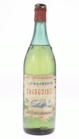 Lote 257 - AGUARDENTE CAVAQUINHA - Garrafa de Aguardente, Vínicola da Ilha do Pico, (1000ml). Nota: rótulo danificado