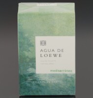 Lote 67 - LOEWE, FRASCO DE PERFUME - Eau de Toilette "Agua de Loewe Mediterráneo", Colección Tesoros de Mar, Made in France, 50 ml. Nota: sem uso, caixa selada