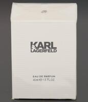 Lote 121 - KARL LAGERFELD, FRASCO DE PERFUME - Eau de Parfum "Karl Lagerfeld", Made in France, 25 ml. Nota: sem uso, caixa selada