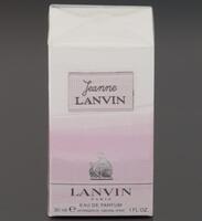 Lote 179 - LANVIN, FRASCO DE PERFUME - Eau de Parfum "Jeanne Lanvin", Made in France, 30 ml. Nota: sem uso, caixa selada