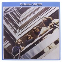 Lote 5 - THE BEATLES, " THE BEATLES / 1967-1970" - Álbum duplo, LP´s de 33rpm, de 1970. Capa em bom estado e discos sem sinais de uso, inclui encartes de origem.