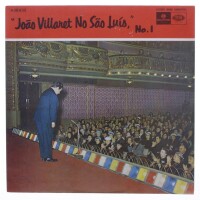 Lote 18 - JOÃO VILLARET, "JOÃO VILLARET NO SÃO LUÍS, Nº 1" - Disco de vinil, LP de 33 rpm, de 1959. Capa em bom estado, com alguns sinais de armazenamento e disco sem sinais de uso