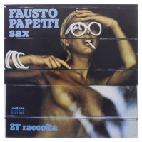 Lote 24 - FAUSTO PAPEITI SAX , "21ª RACCOLTA" - Disco de vinil, LP de 33 rpm, de 1975. Capa em bom estado e disco sem sinais de uso