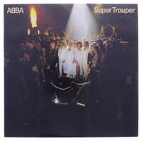 Lote 102 - ABBA , 'SUPER TROUPER" - Disco de vinil, LP de 33 rpm, de 1980. Capa em bom estado e disco sem sinais de uso. Inclui encarte de origem