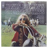 Lote 154 - JANIS JOPLIN , 'GREATEST HITS" - Disco de vinil, LP de 33 rpm, de 1972/3. Capa em excelente estado e disco em excelente estado sem sinais de uso