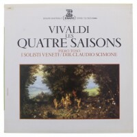 Lote 161 - VIVALDI, "LES QUATRE SAISONS" - Disco de vinil, LP de 33 rpm. Capa colada e disco sem sinais de uso