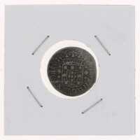 Lote 5 - PORTUGAL, MOEDA DE MEIO TOSTÃO EM PRATA 916.6, ANO 1683-1706 - Moeda da Monarquia Portuguesa, Decreto de 28 de Setembro de 1683 de D. Pedro II. Peso indicativo: 2,16g. Dim: 19 mm (diâmetro). Moeda idêntica à venda por € 220. Nota: sem classificaç